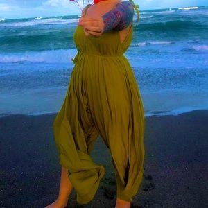 Funky green jumpsuit